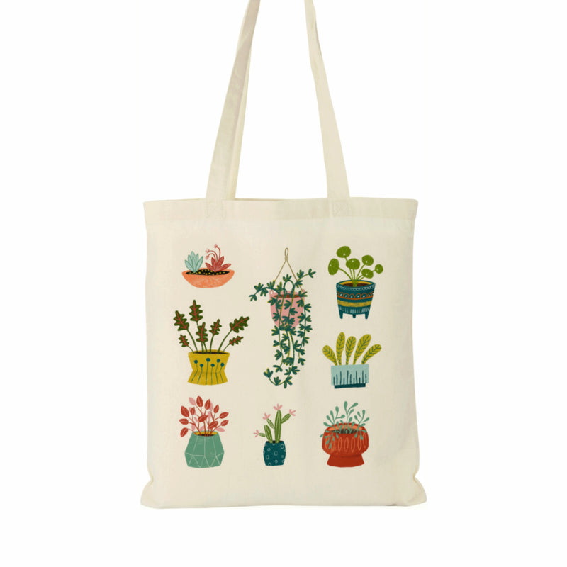 Stoff Tasche / Tote Bag Pflanzen, Illuster