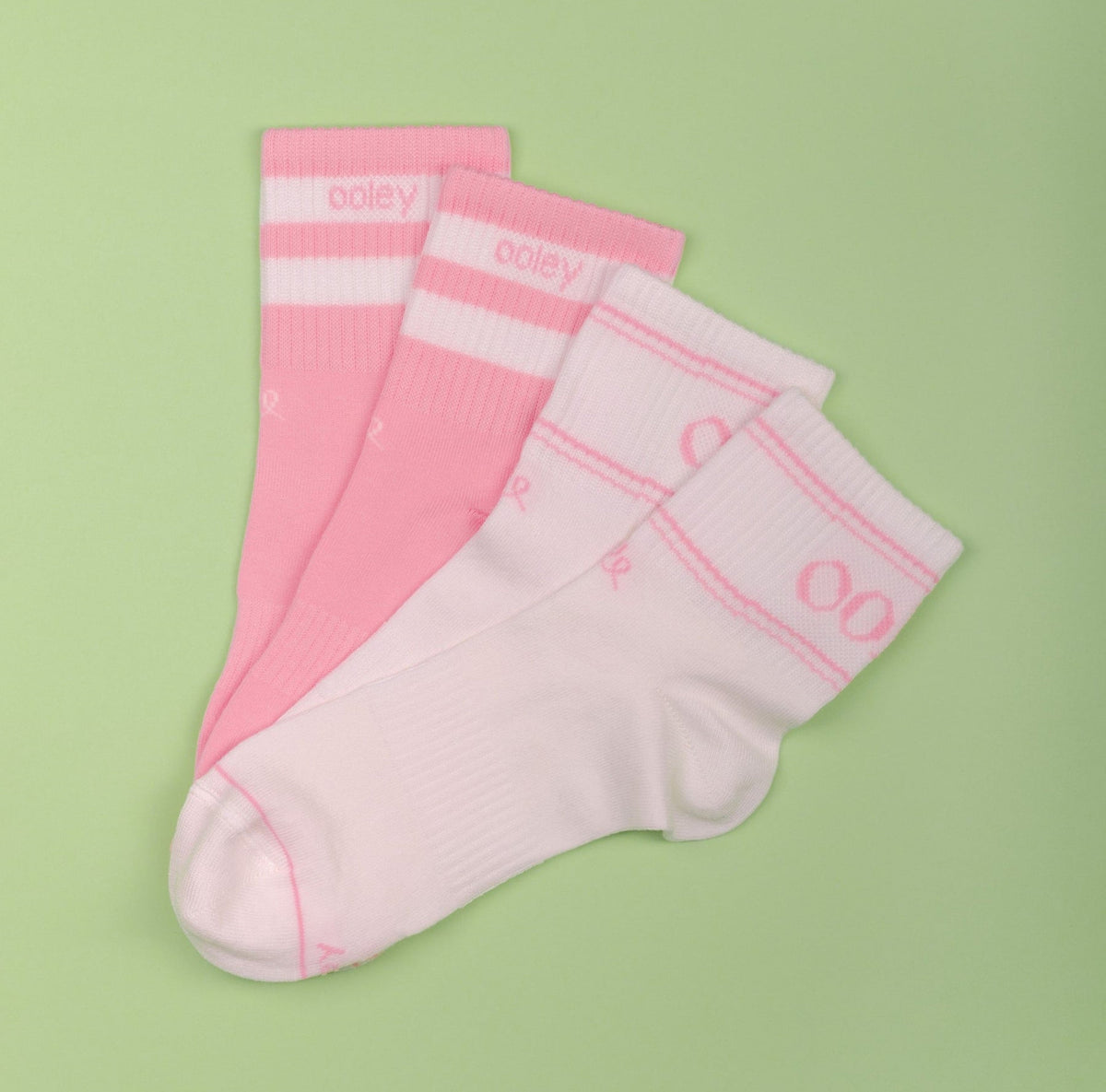 Socken „MIDI Pastel - Vanilla - rosa“ , Ooley