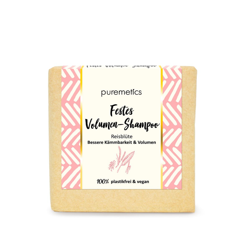 Festes Volumen-Shampoo "Reisblüte", Puremetics