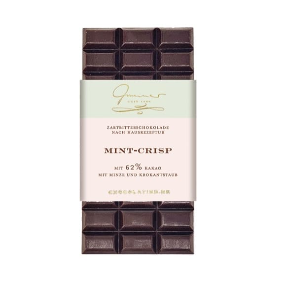 Tafel Schokolade Mint Crisp, Gmeiner