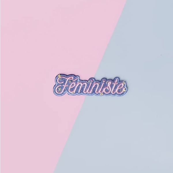 Bügelsticker ‘feministe’ , malicieuse