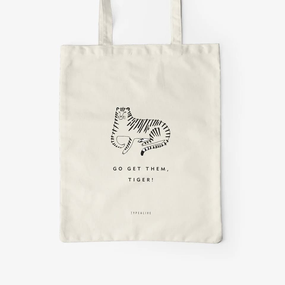 Tote Bag Tasche „Tiger“, typealive