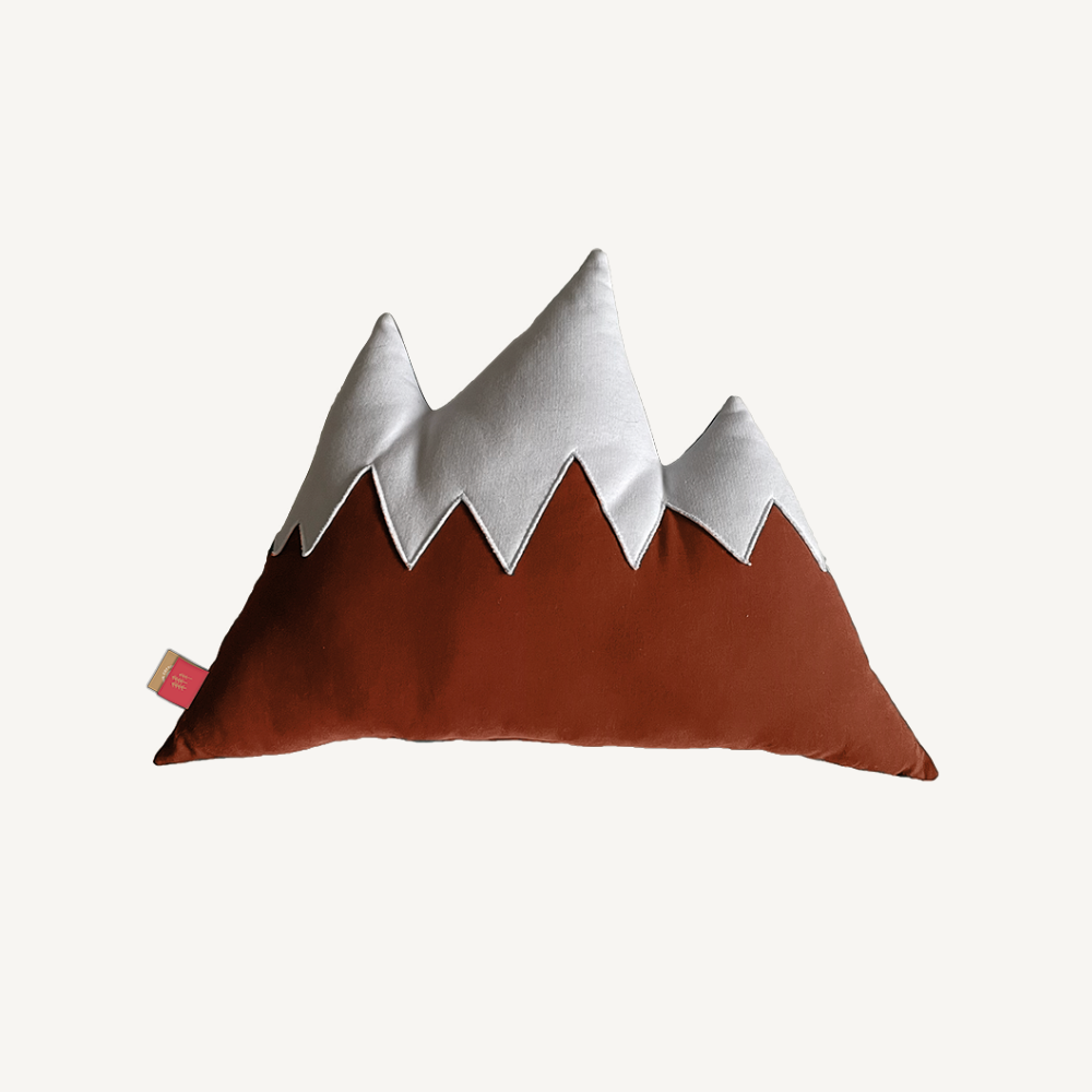 Bergprofil Gipfel Kissen ROSTROT, Roadtyping