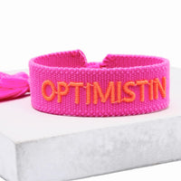 Armband gewebt mit Aufschrift, Parsley & Pepper