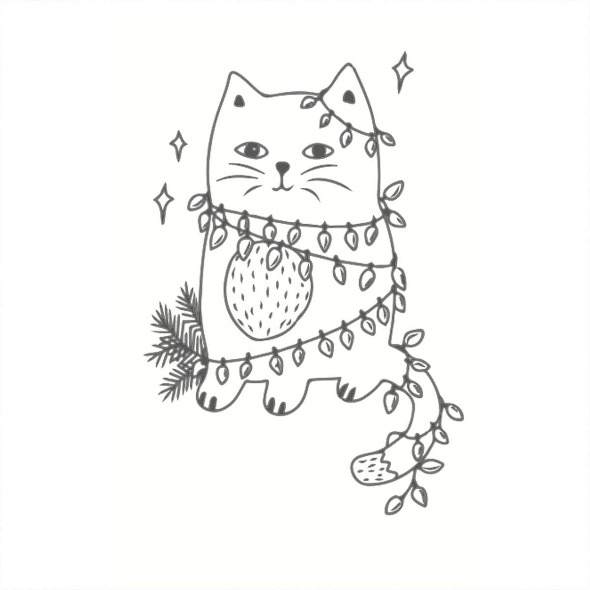 Stempel Weihnachtskatze, May&Berry