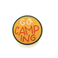 Patch Anstecker - Go Camping, Roadtyping