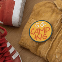 Patch Anstecker - Go Camping, Roadtyping