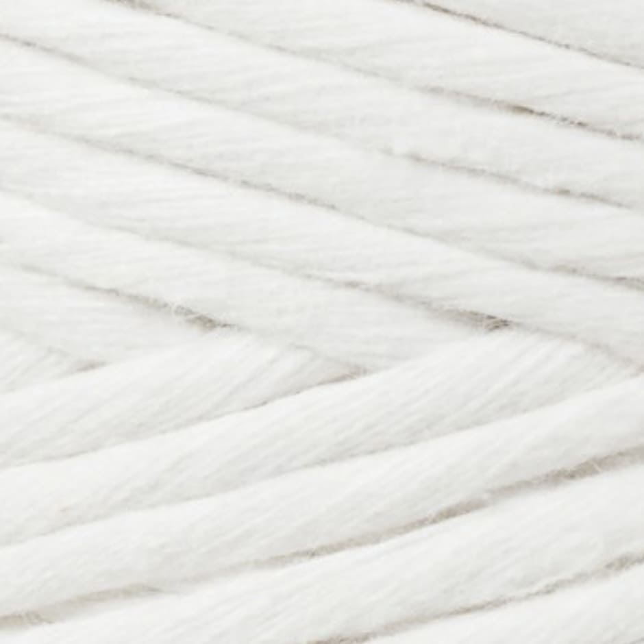 Makramee Flechtkordel/ Garn Off White 3MM 100m (330g), Bobbiny