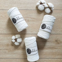 Makramee Flechtkordel/ Garn/ Schnur Off White 3MM 100m (330g), Bobbiny