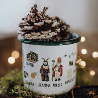 Emailletasse „Weihnachten“, Woidkind