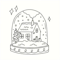 Stempel Schneekugel, May&Berry