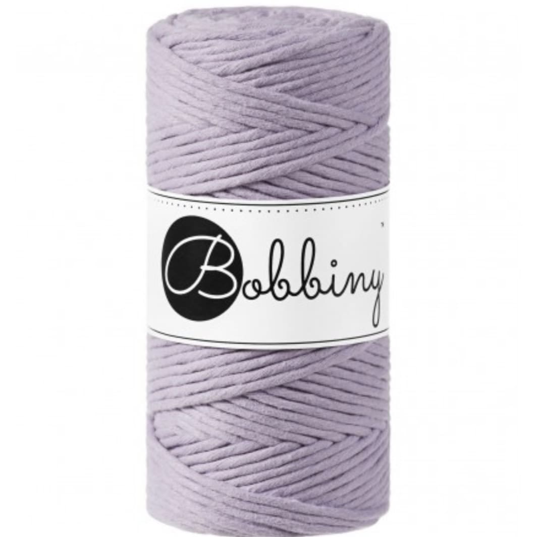 Makramee Flechtkordel/ Garn Lavender 3MM 100m (330g), Bobbiny