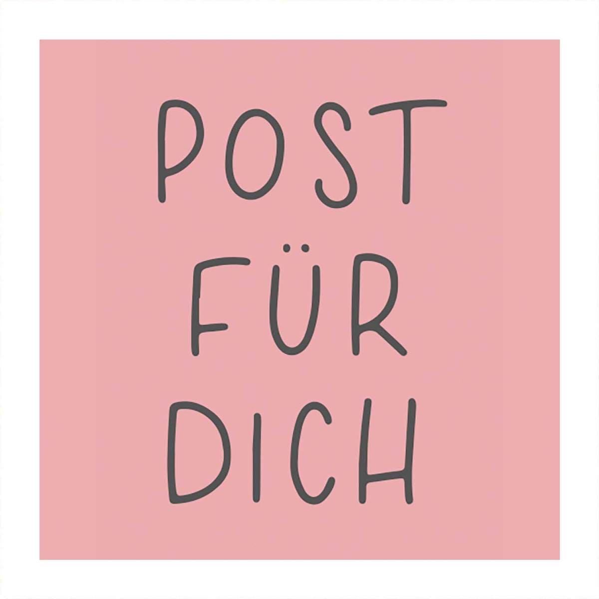 Stempel „Post für dich“, May & Berry