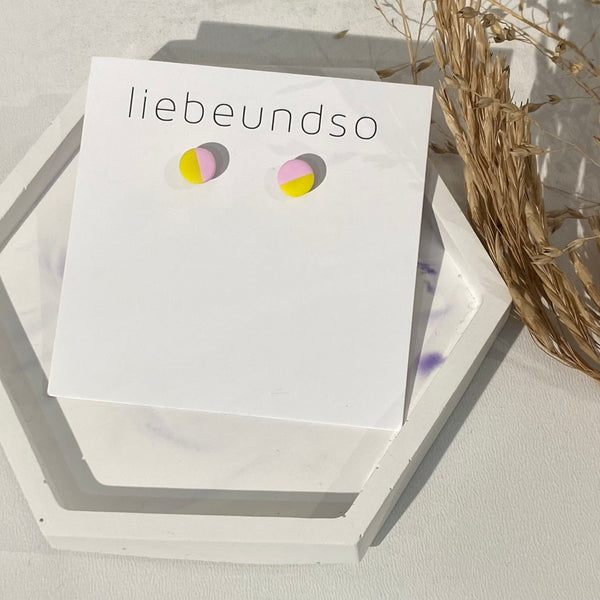 Ohrringe "twice Stecker", liebeundso