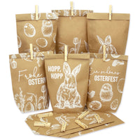 Bedruckte Ostermotivtüten Set, Papierdrachen