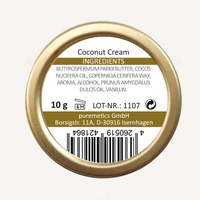Lip Balm "Coconut Cream", Puremetics