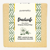 Duschpeelingseife "Olive - Mohn", Puremetics