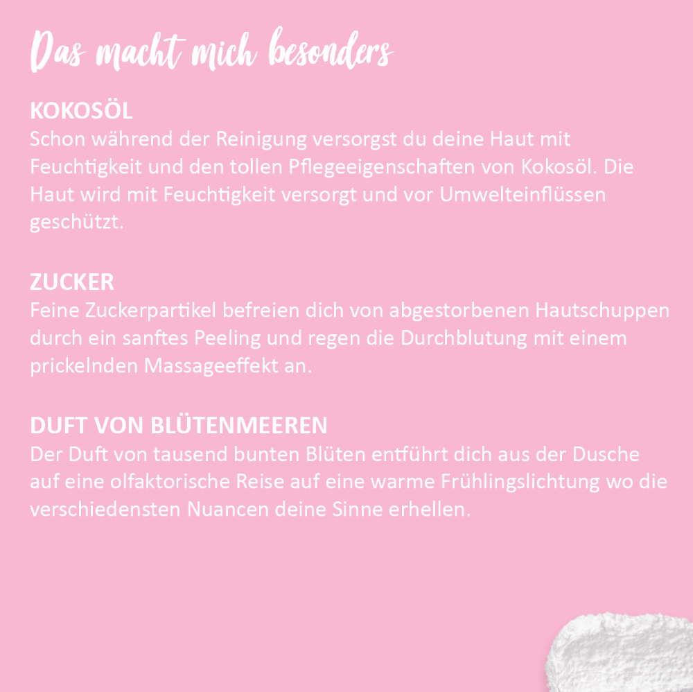 3in1 Dusch-Fluff "Blütenmeer", Puremetics