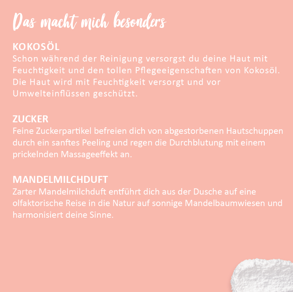 3in1 Dusch-Fluff "Mandelmilch", Puremetics
