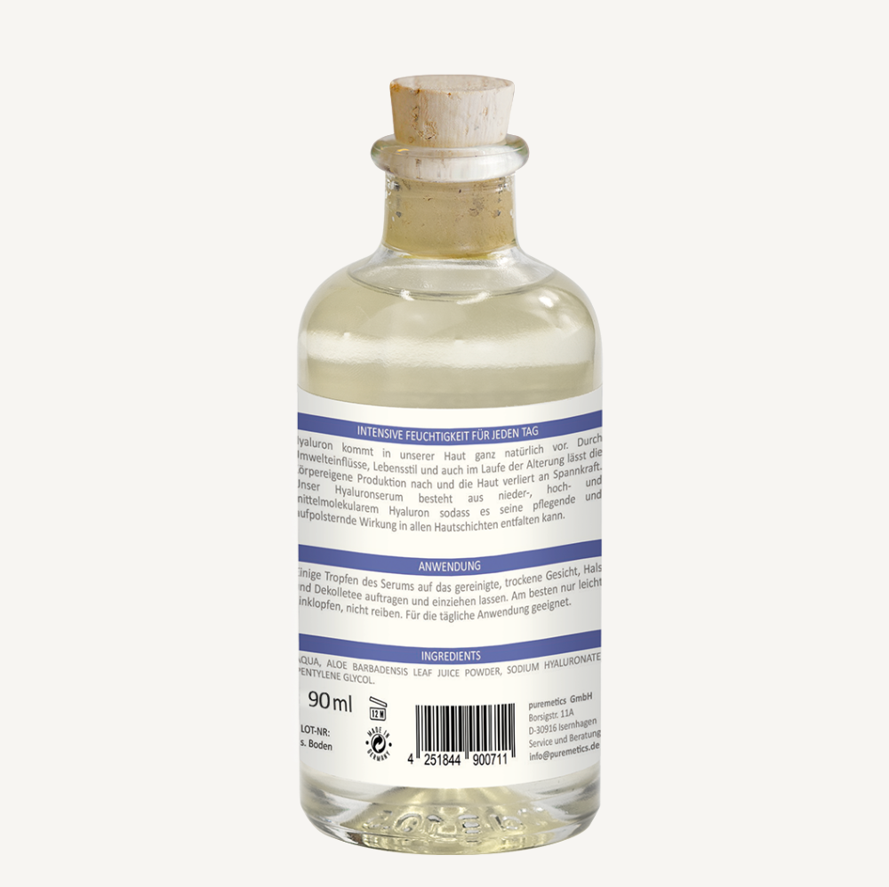 Gesichtspflege "Hyaluronserum" , Puremetics