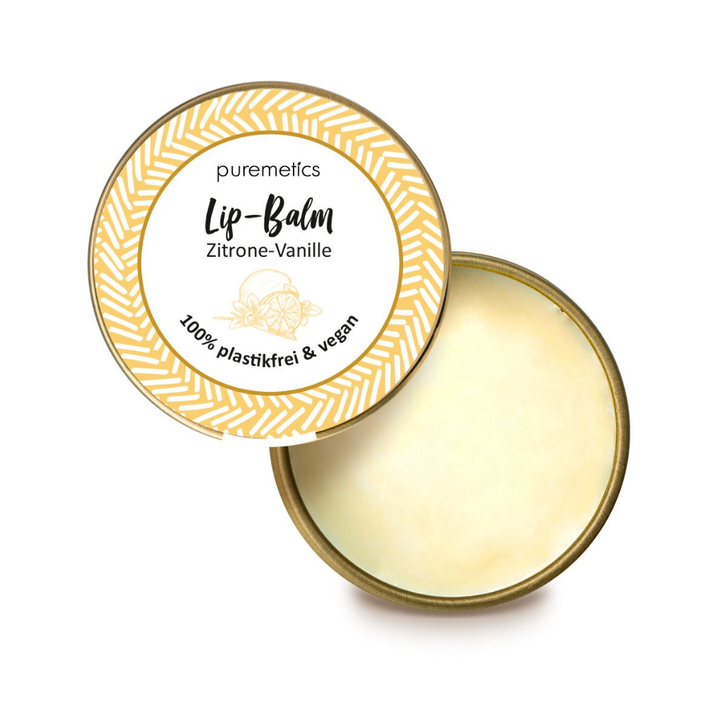 Lip Balm "Zitrone Vanille", Puremetics