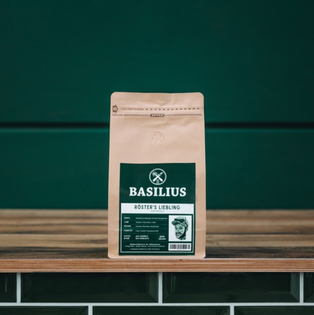 Kaffee „Röster’s Liebling“ 250g gemahlen, Basilius