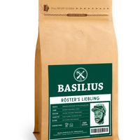 Kaffee „Röster’s Liebling“ 250g ganze Bohne, Basilius