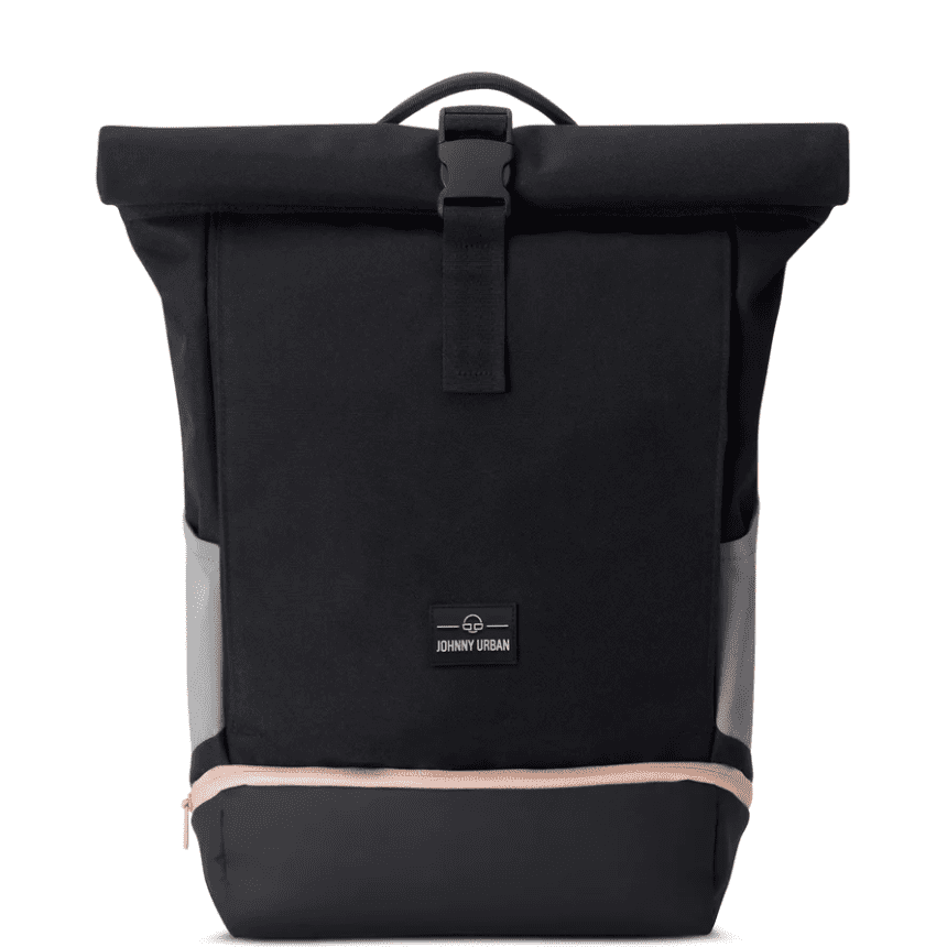 Rucksack „Allen“ Medium schwarz-rose, Johnny urban