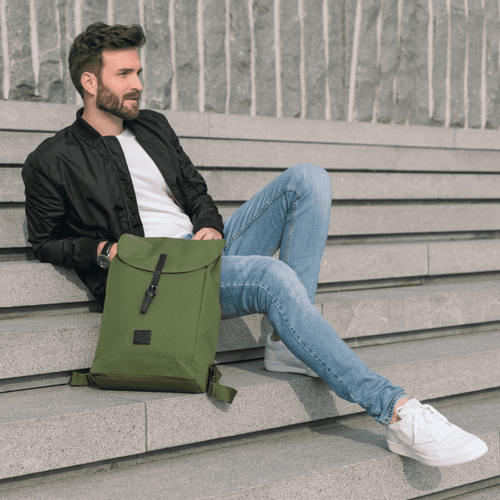 Rucksack Liam GRUN SCHWARZ Johnny Urban Donaustern Mit Herz Hand