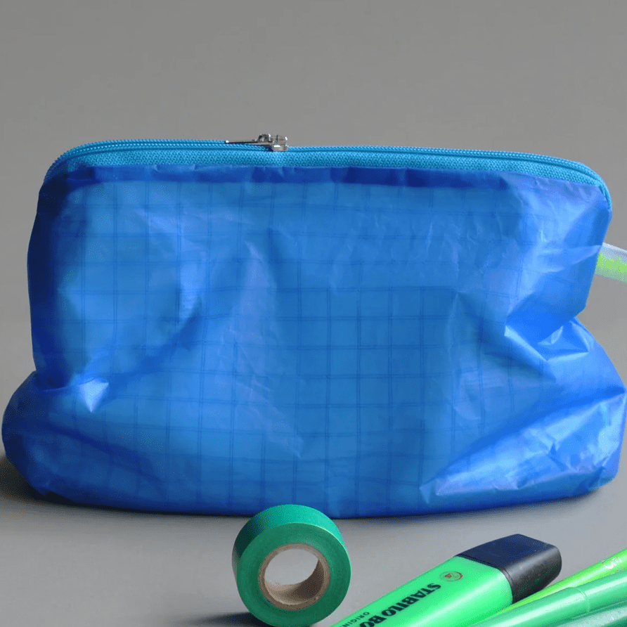 Täschchen Kulturbeutel klein blau, kolor