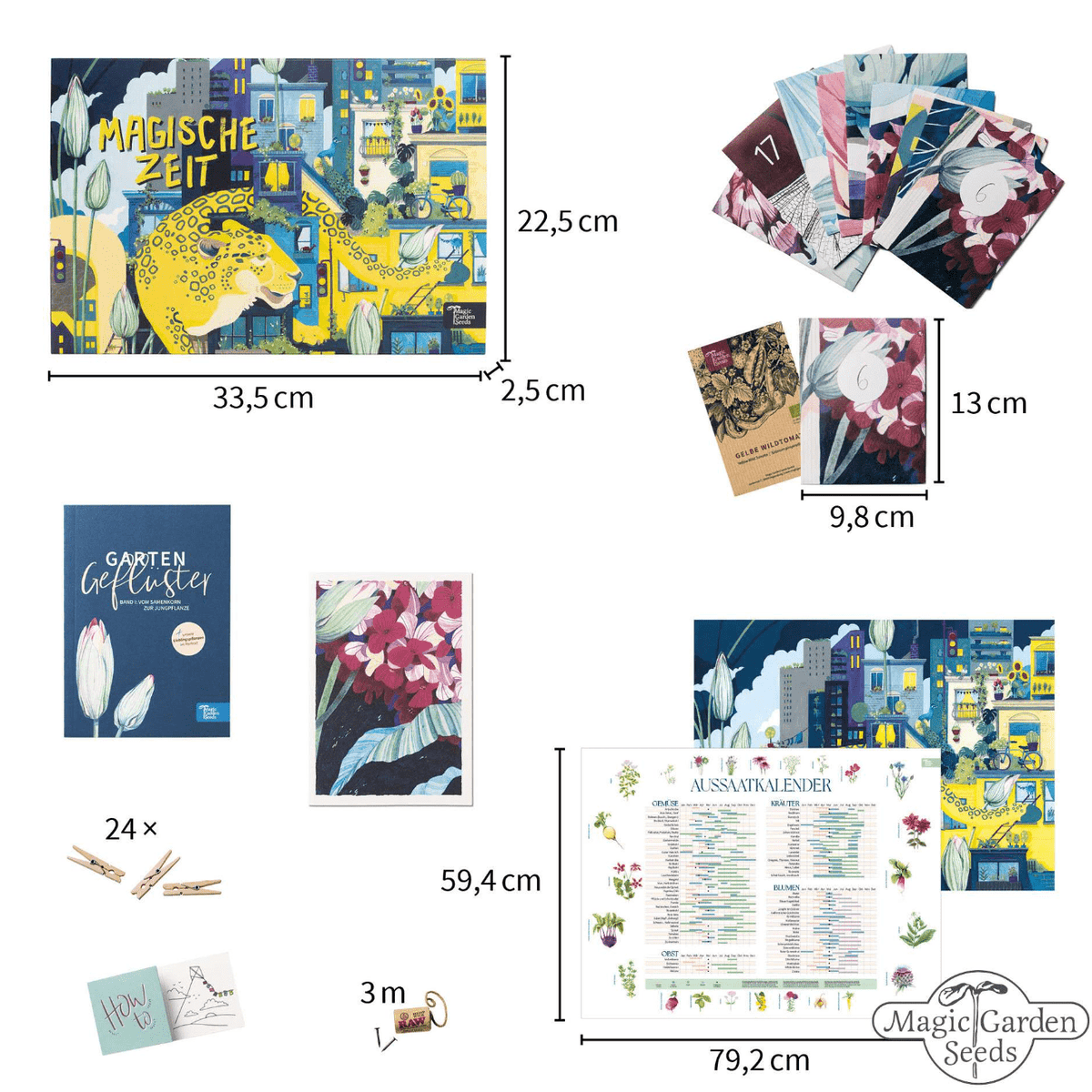 Adventskalender „urbanes Gartenglück“ Magic Gardenseeds