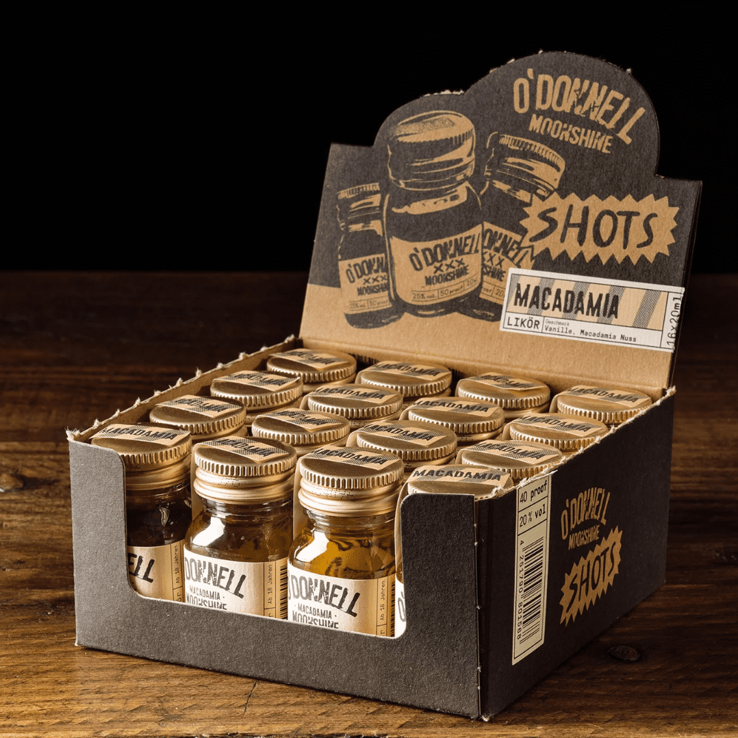 Likör „Macadamia“ 20ml, O’Donnel moonshine
