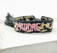 Armband gewebt mit Aufschrift, Parsley & Pepper