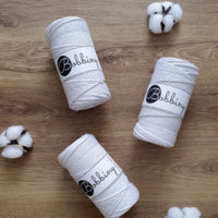 Makramee Flechtkordel/ Garn moonlight 3MM 100m (330g), Bobbiny