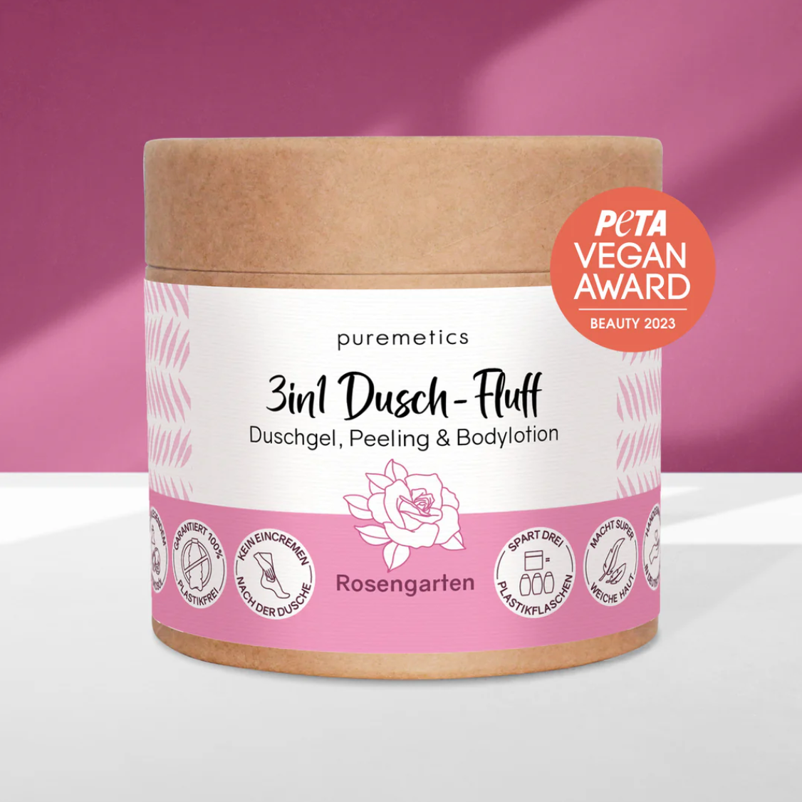 3in1 Dusch-Fluffs, Puremetics