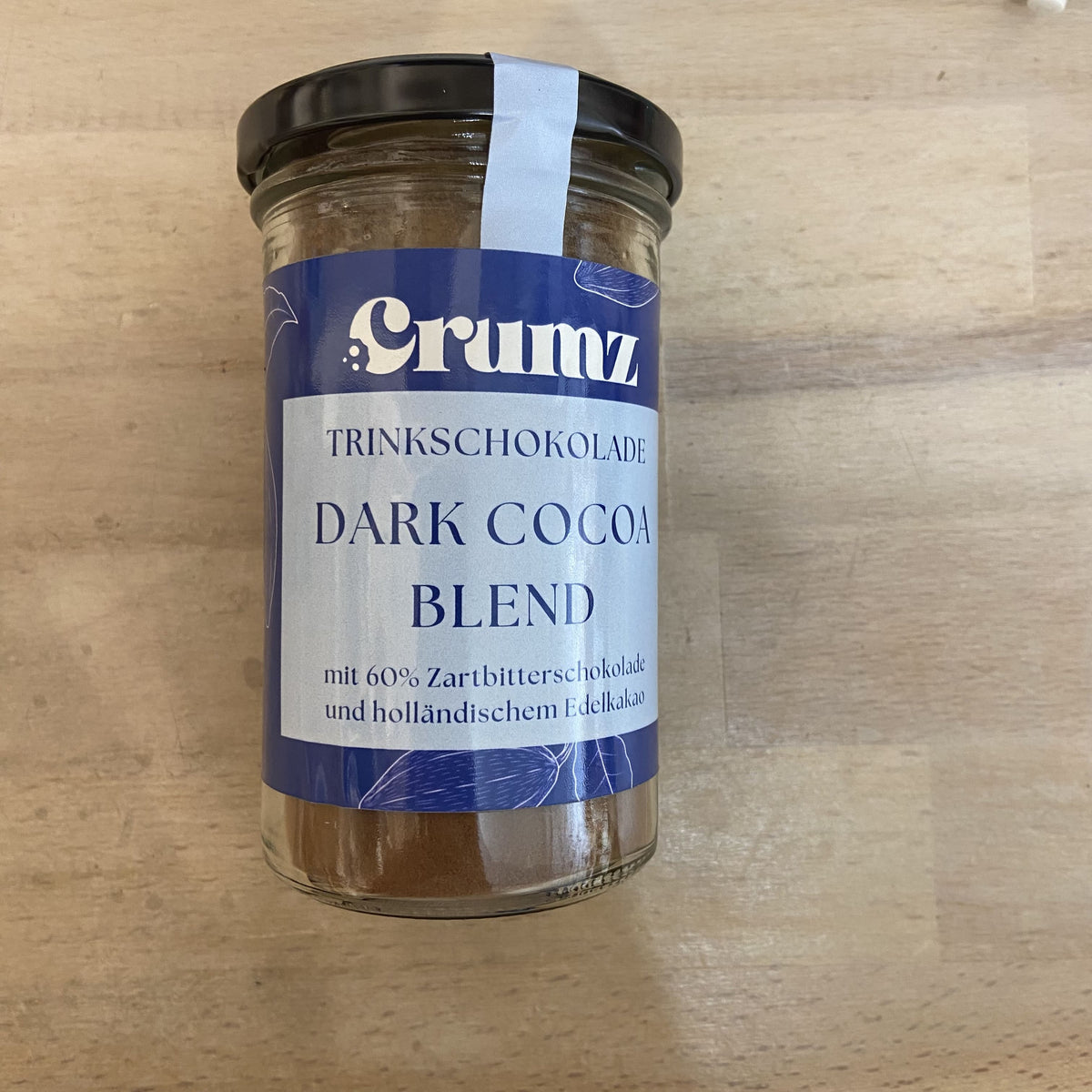 Trinkschokolade „dark cocoa blend“, Crumz
