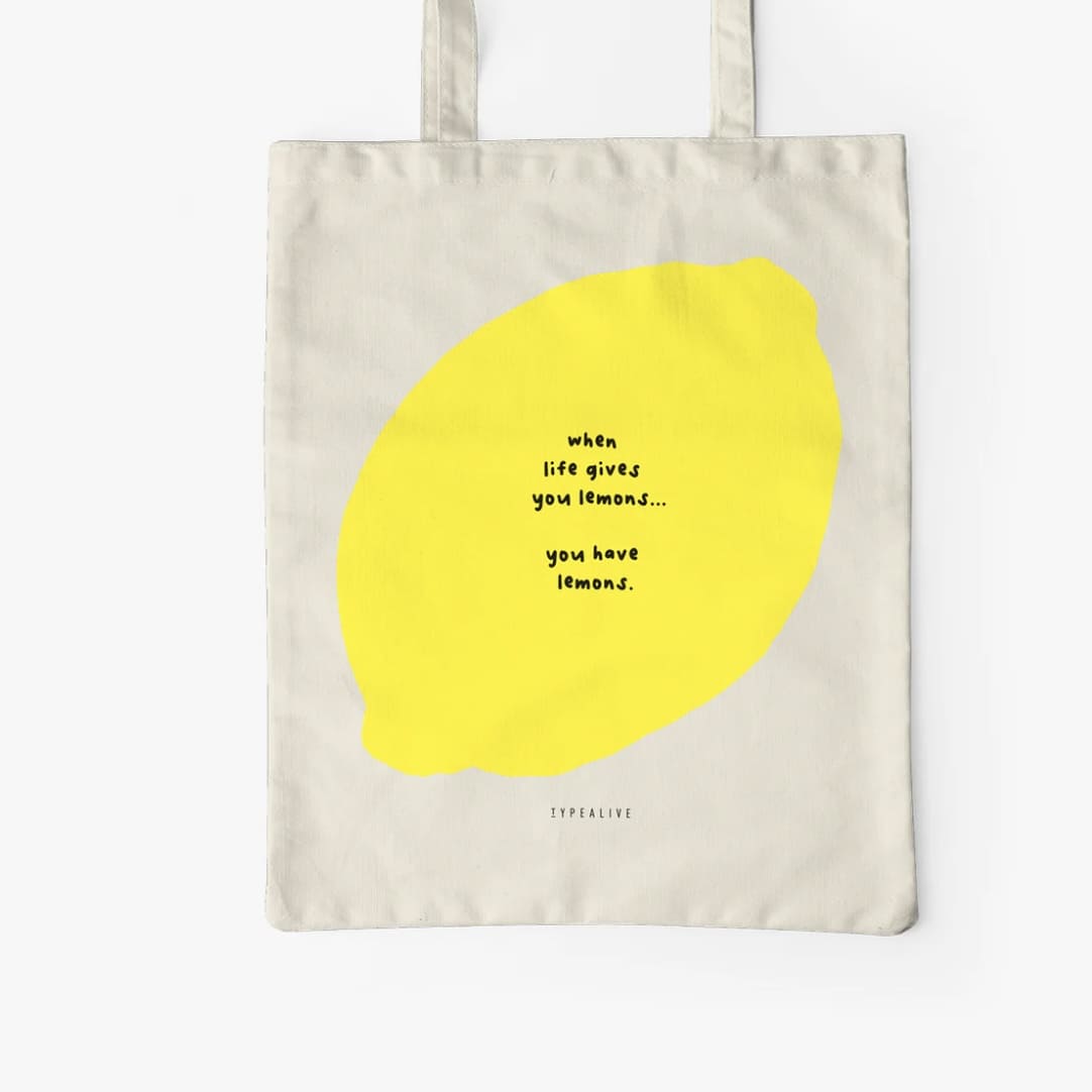 Jutebeutel mit Aufdruck, typealive