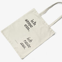 Tote Bag Tasche „ich atme ein …“ natur , typealive