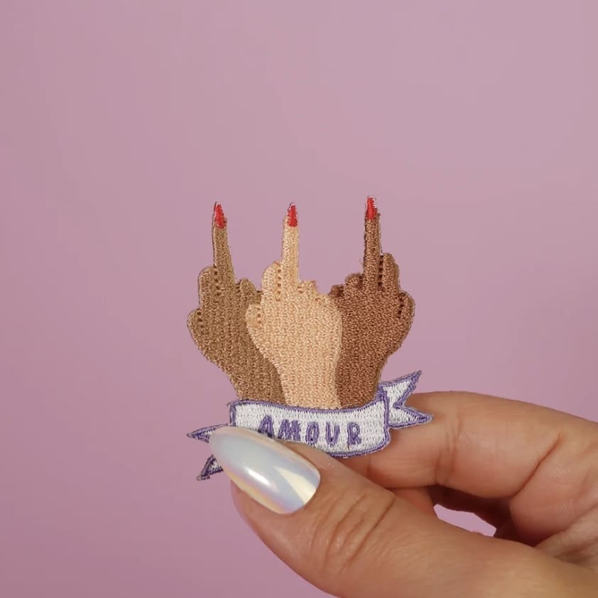 Bügelsticker, malicieuse