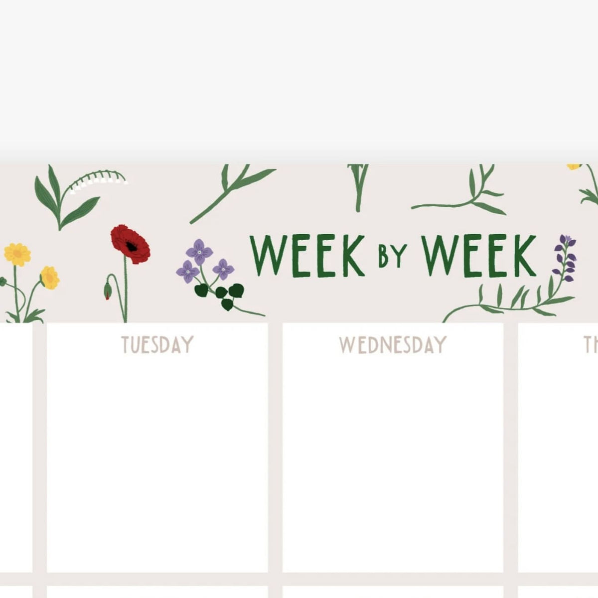 Wochenplaner A4 „you grow girl“, typealive