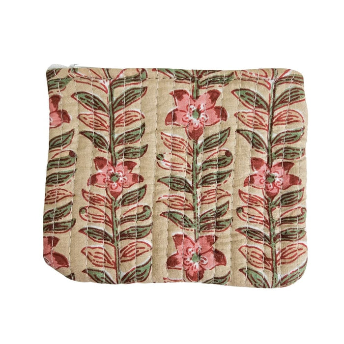 Täschchen klein braun/rosa, vanMauZ