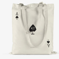 Tote Bag Tasche „Ace Hole/ Spielkarte“, typealive