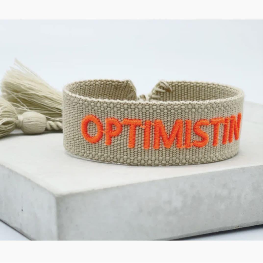 Armband gewebt mit Aufschrift, Parsley & Pepper