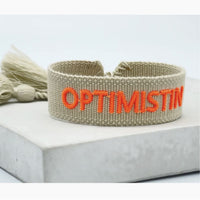 Armband gewebt mit Aufschrift, Parsley & Pepper