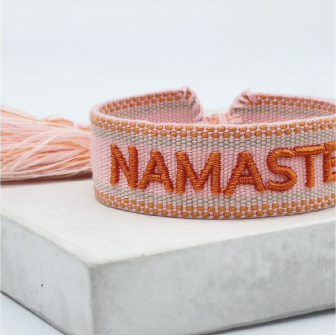 Armband gewebt mit Aufschrift, Parsley & Pepper