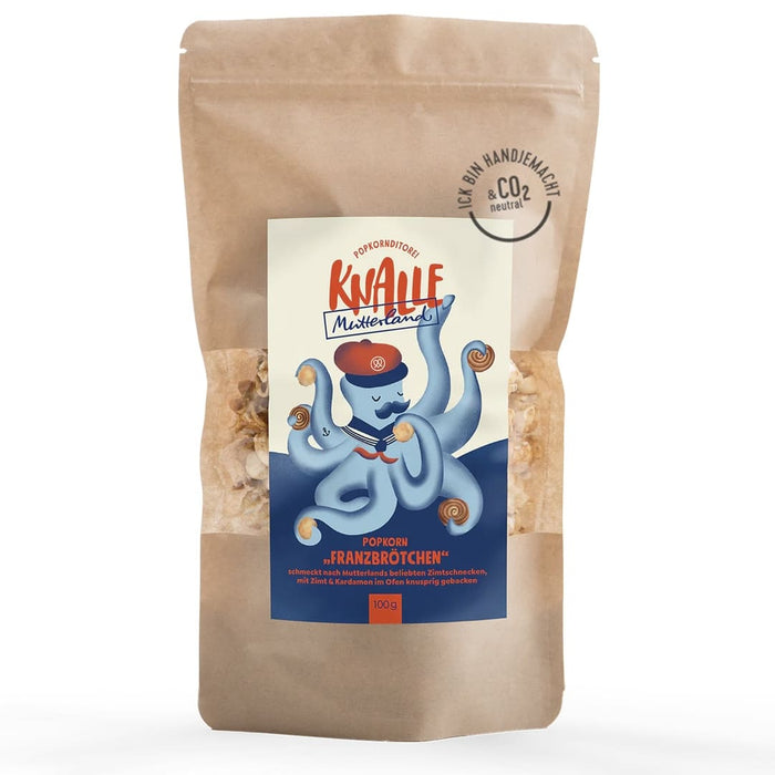 Popcorn Franzbrötchen, 100g , Knalle
