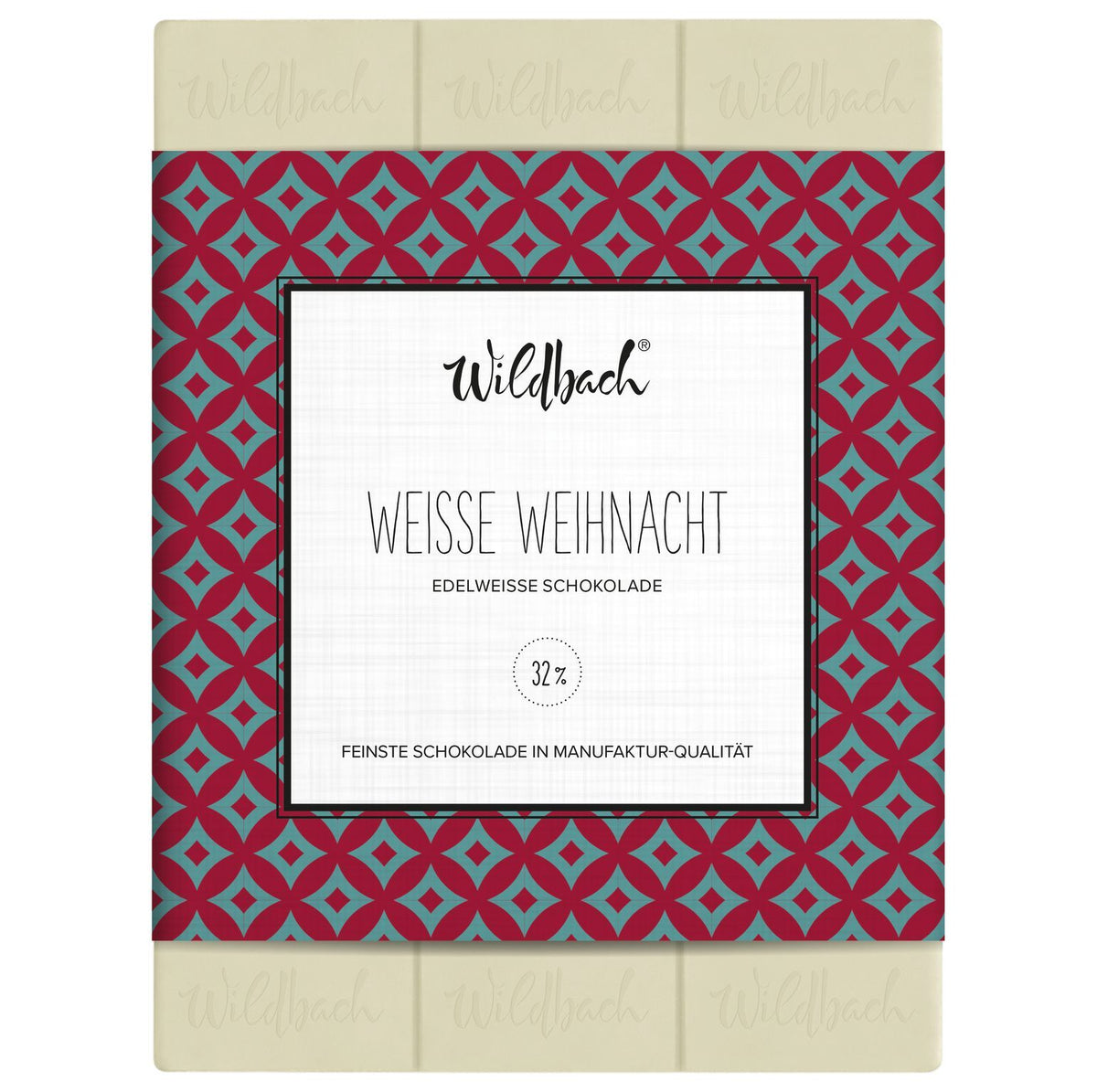 Tafel Schokolade weiß, 70g, Wildbach
