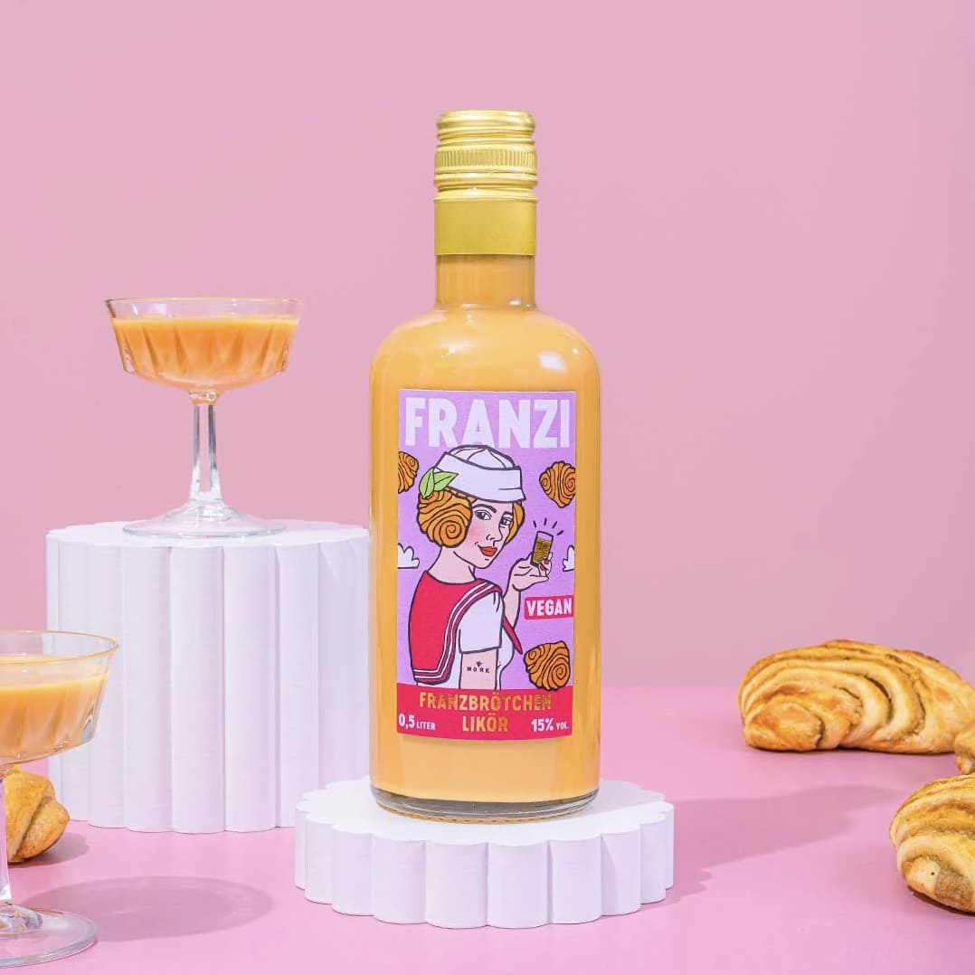 FRANZI – Franzbrötchen -Likör Vegan (0,5L/15% VOL.), Nork