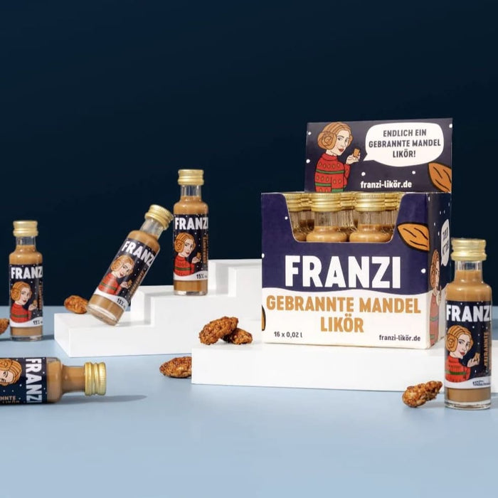 FRANZI gebrannte Mandel-Likör klein (2cl, 15% VOL.), Nork