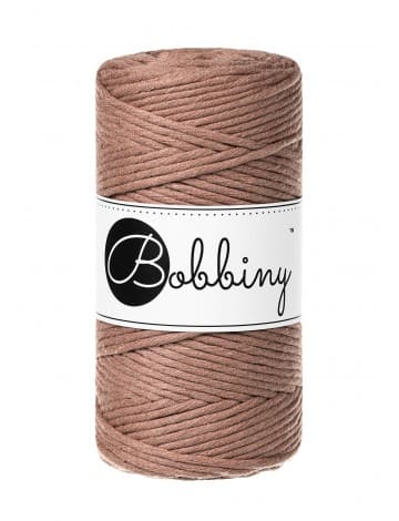 Makramee Flechtkordel/ Garn/ Schnur Mocca Mousse 3MM 100M (330g), Bobbiny